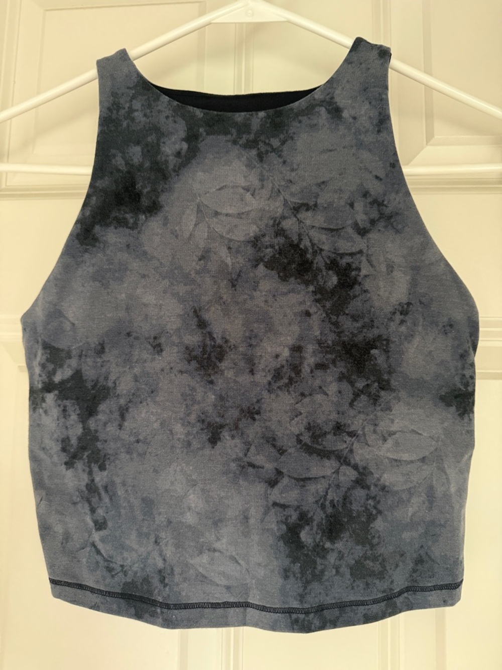 Old Navy Grey and Black Tie-Dye padded/ lined sports bra